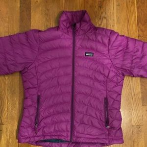 Purple Patagonia Puffer Jacket
